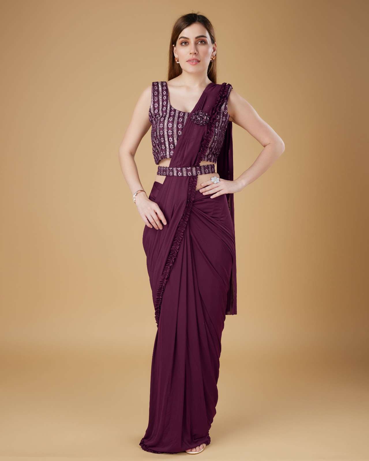 Amoha Trendz 101114 Ready To Wear Designer Sarees Wholesale catalog