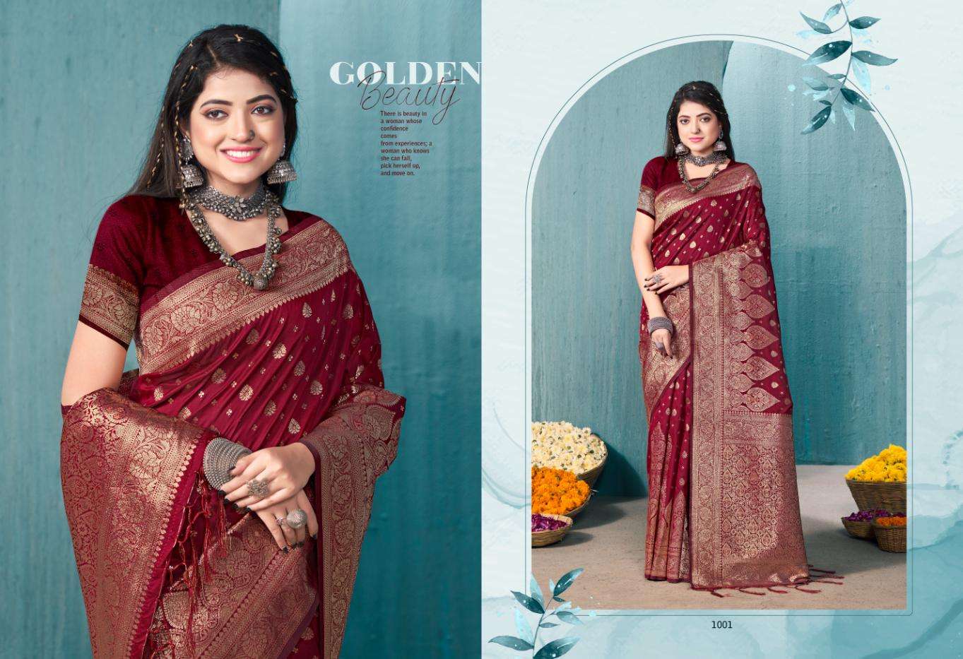 Bunawat Surjyoti Silk Designer Banarasi Saree Wholesale catalog