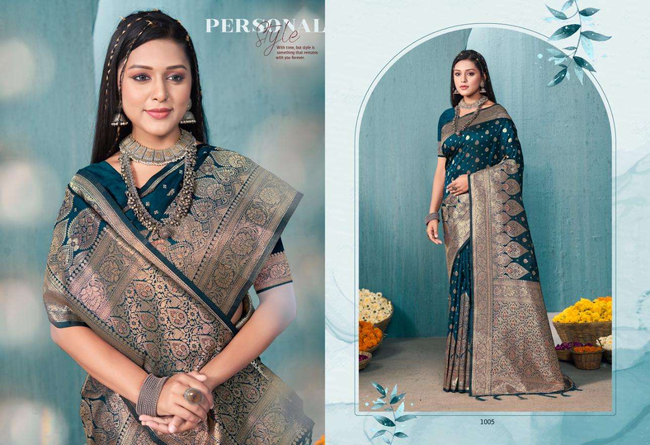 Bunawat Surjyoti Silk Designer Banarasi Saree Wholesale catalog
