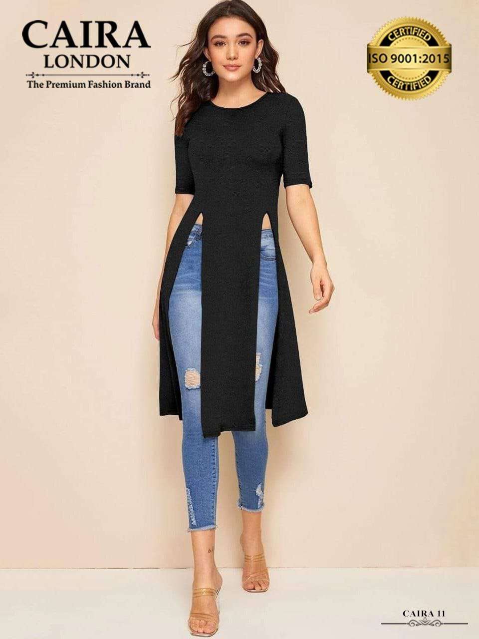 CAIRA LONDON CAIRA 11 Designer Cut Split Front Wholesale catalog
