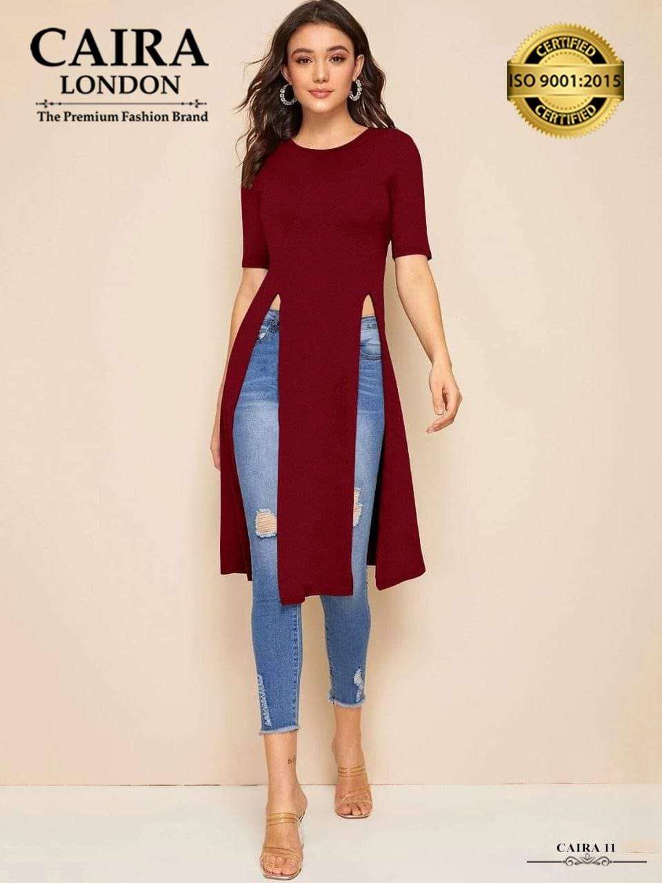 CAIRA LONDON CAIRA 11 Designer Cut Split Front Wholesale catalog