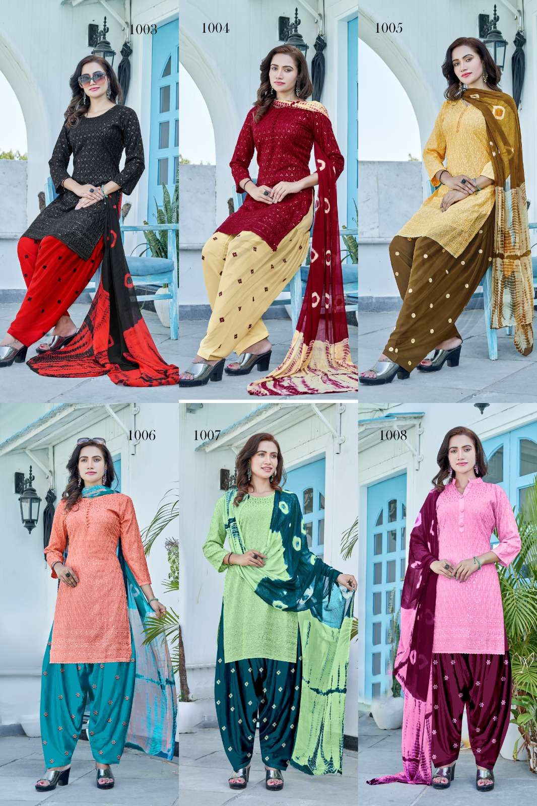 Chand patiyala Radready made Dress Materials Wholesale catalog