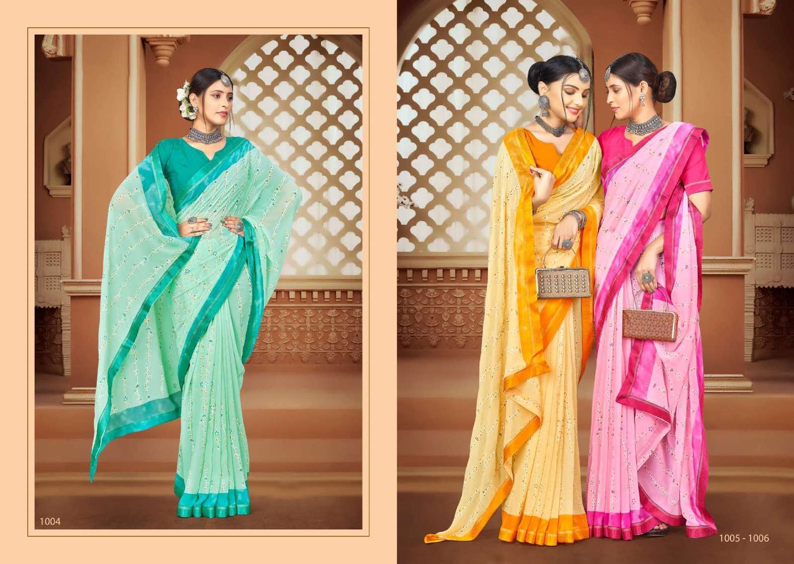 Cinemax By Inder Silk Printed Sarees Wholesale catalog
