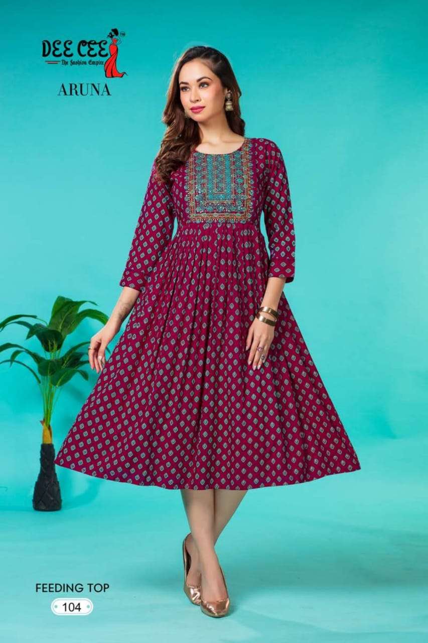 DEECEE ARUNA Kurti Wholesale catalog