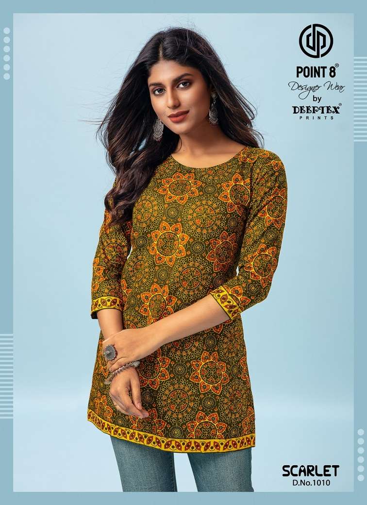Deeptex Scarlet Vol-1 – Cotton Short Tops