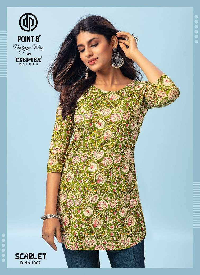 Deeptex Scarlet Vol-1 – Cotton Short Tops