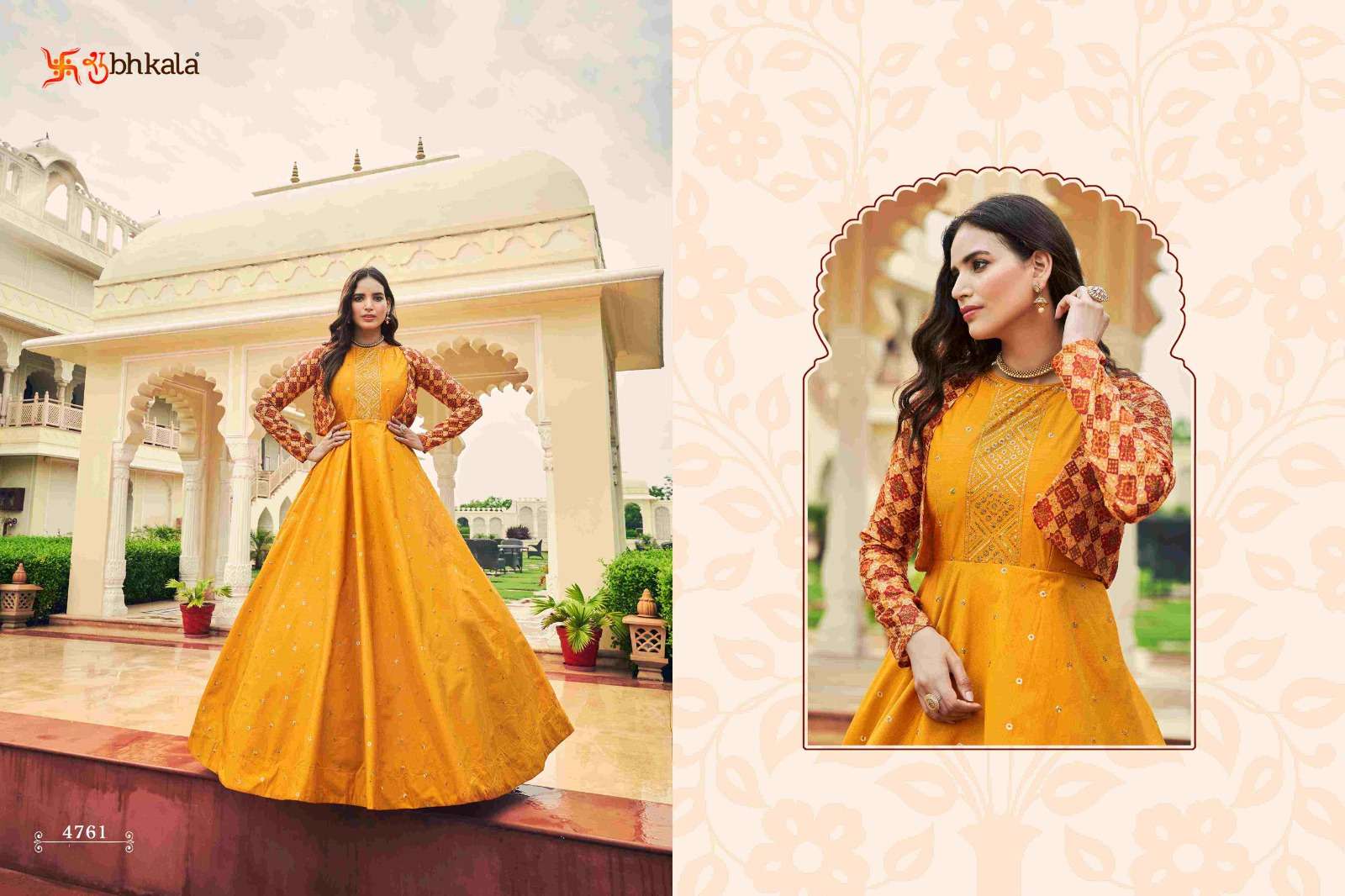 FLORY VOL. 22 Sequince Embroidered Work Anarkali Gown Kurti Wholesale catalog