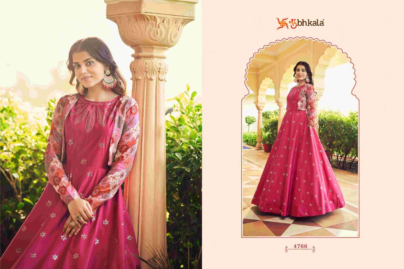 FLORY VOL. 22 Sequince Embroidered Work Anarkali Gown Kurti Wholesale catalog