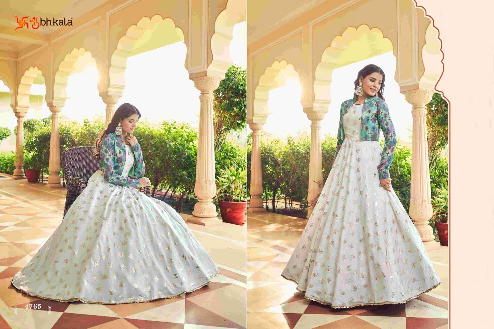 FLORY VOL. 22 Sequince Embroidered Work Anarkali Gown Kurti Wholesale catalog