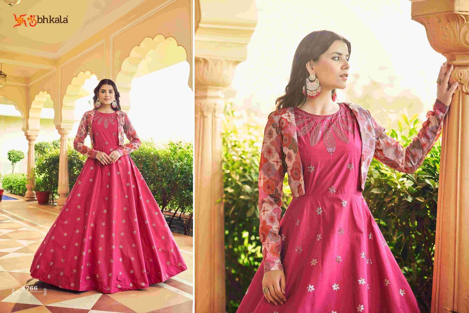 FLORY VOL. 22 Sequince Embroidered Work Anarkali Gown Kurti Wholesale catalog