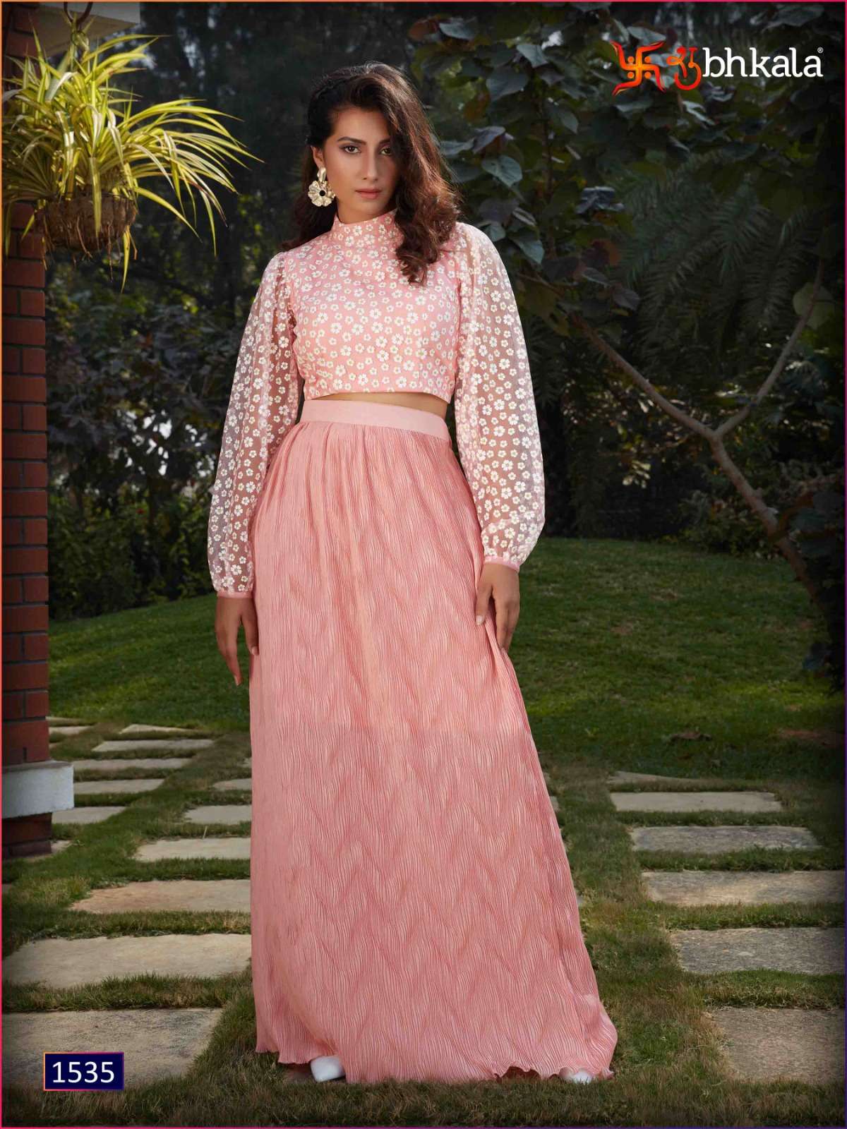 FRILL & FLARE VOL. 2 DESIGNER CROPTOP Kurti Wholesale catalog