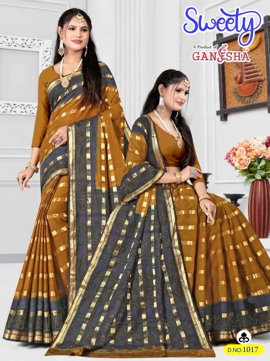 Ganesha Sweety Vol-1 -Cotton Saree -Wholesale Catalog