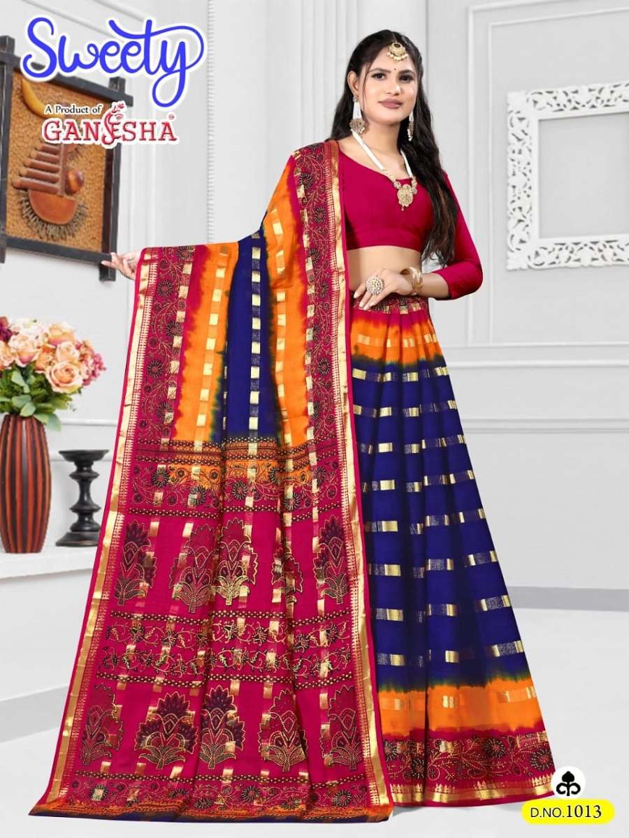 Ganesha Sweety Vol-1 -Cotton Saree -Wholesale Catalog