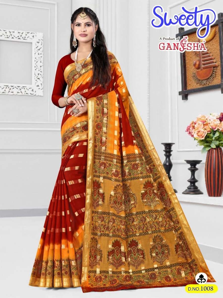 Ganesha Sweety Vol-1 -Cotton Saree -Wholesale Catalog