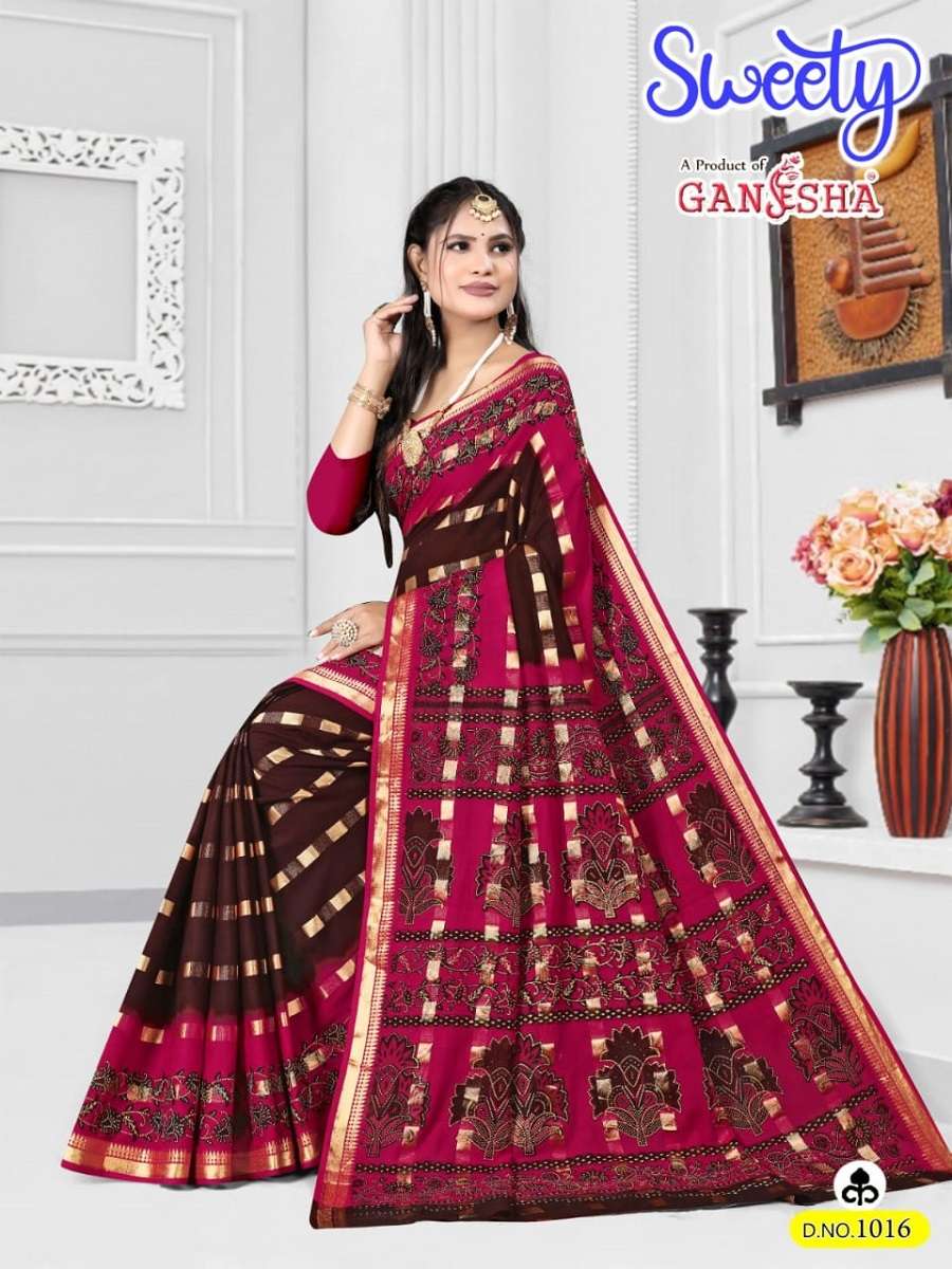 Ganesha Sweety Vol-1 -Cotton Saree -Wholesale Catalog