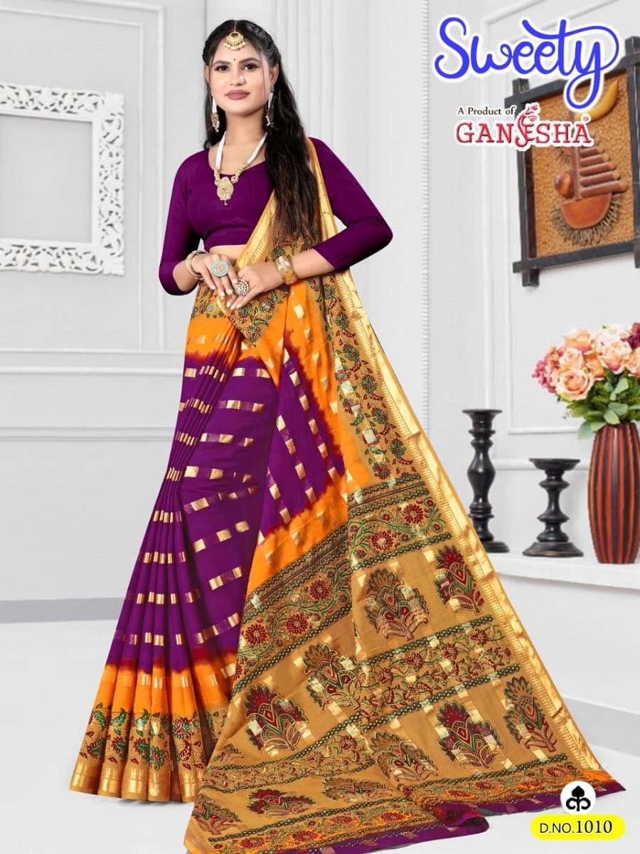 Ganesha Sweety Vol-1 -Cotton Saree -Wholesale Catalog