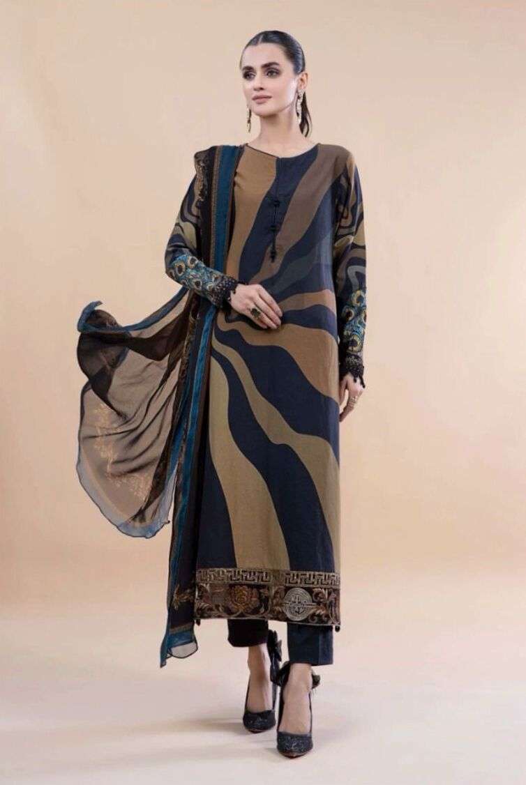 Hazzel Mprints Summer 23 Vol 5 Chiffon Dupatta Salwar Suit Wholesale catalog