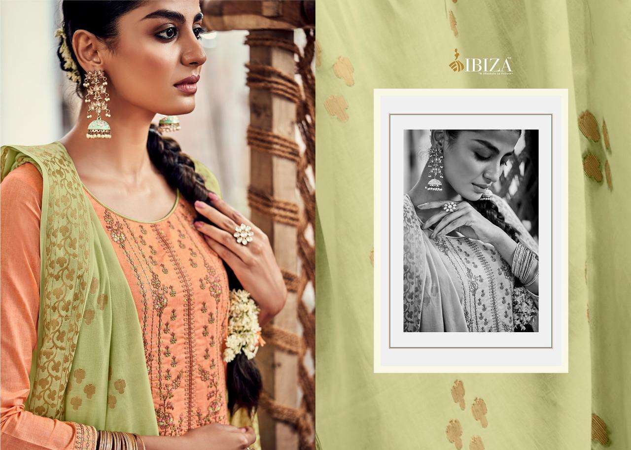 Ibiza Leaflet Lawn Cotton Designer Salwar Suit Wholesale catalog