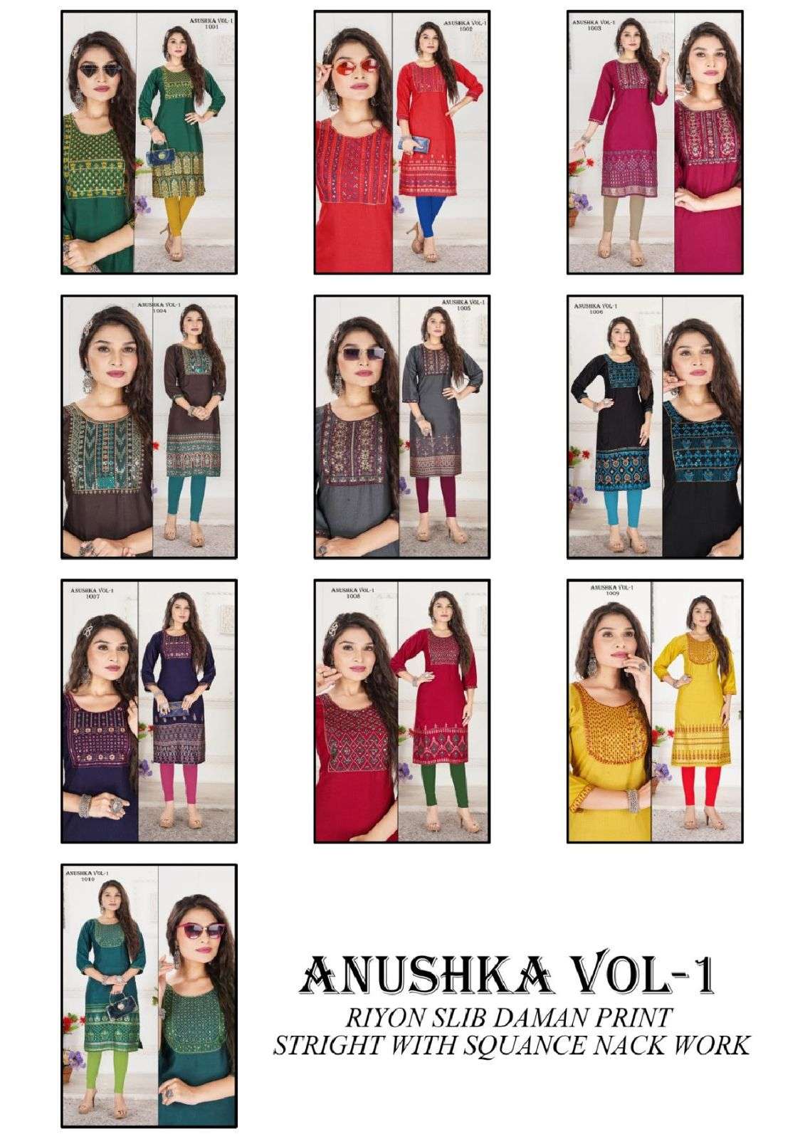  JLF ANUSHKA VOL.1 Kurti Wholesale catalog