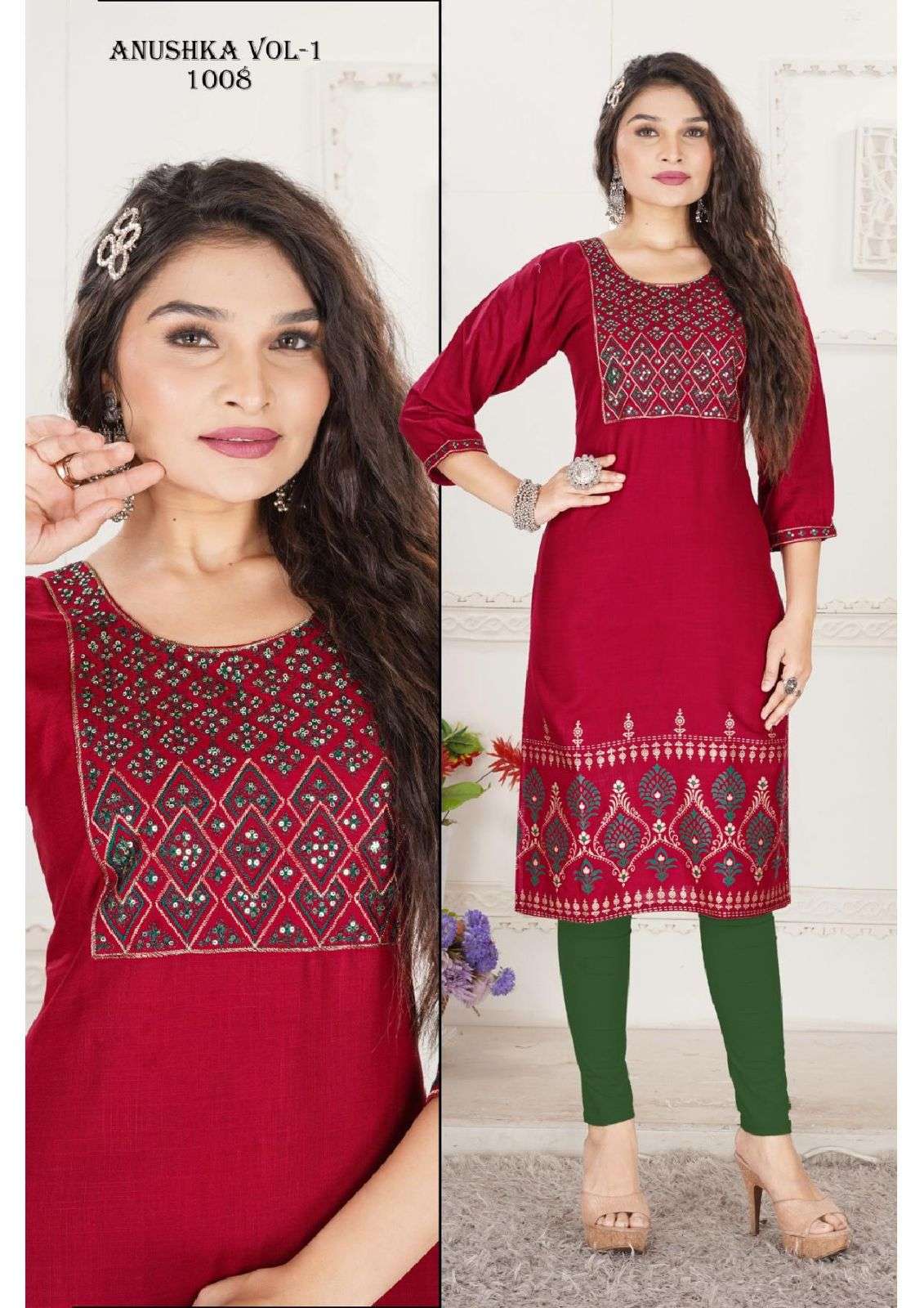  JLF ANUSHKA VOL.1 Kurti Wholesale catalog