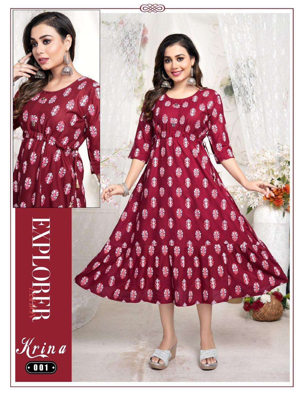JLF KRINA VOL.1 Kurti Wholesale catalog