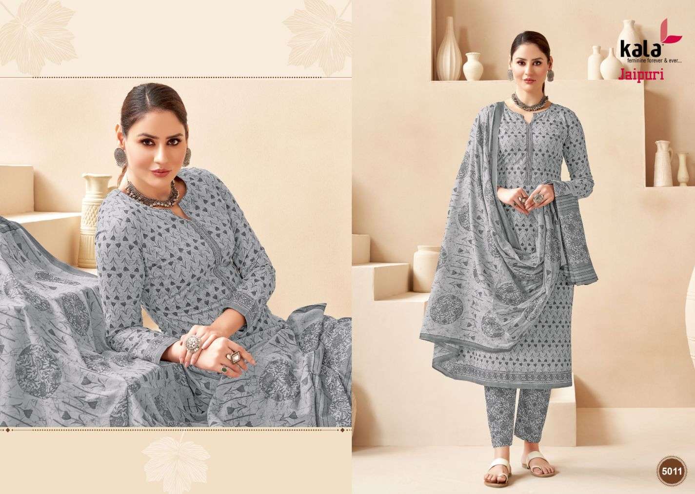Kala Jaipuri Vol 3 Premium Cotton Kurti Wholesale catalog