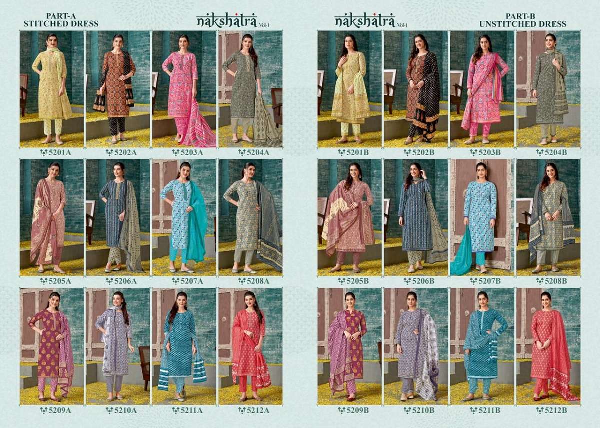 Kala Nakshatra Vol-1 -Dress Material -Wholesale Catalog 