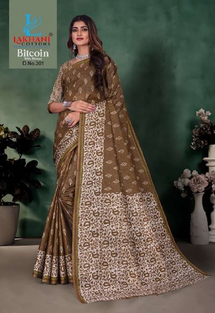 Lakhani Bitcoin -Cotton Saree -Wholesale Catalog