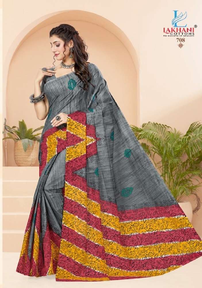 Lakhani Jasmine Vol-7 -Cotton Saree -Wholesale Catalog
