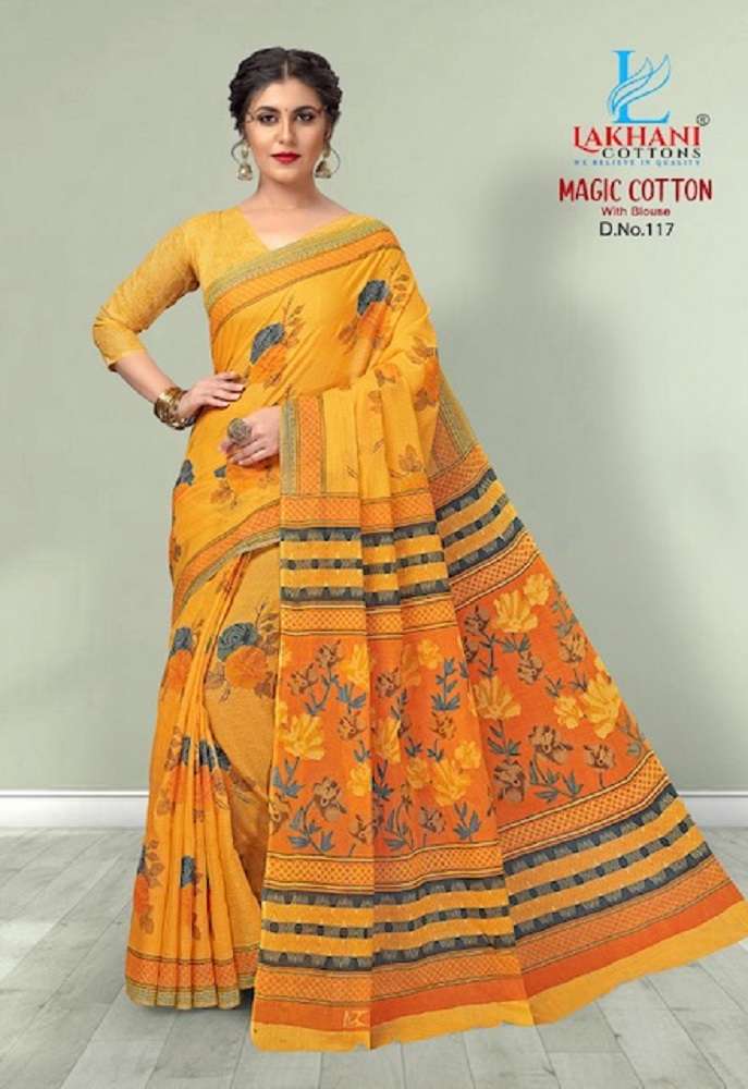 Lakhani Magic -Cotton Saree -Wholesale Catalog