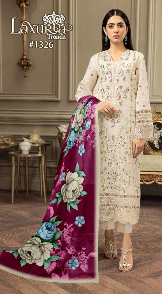 Laxuria Trendz 1326 Georgette Pakistani Suits Wholesale catalog