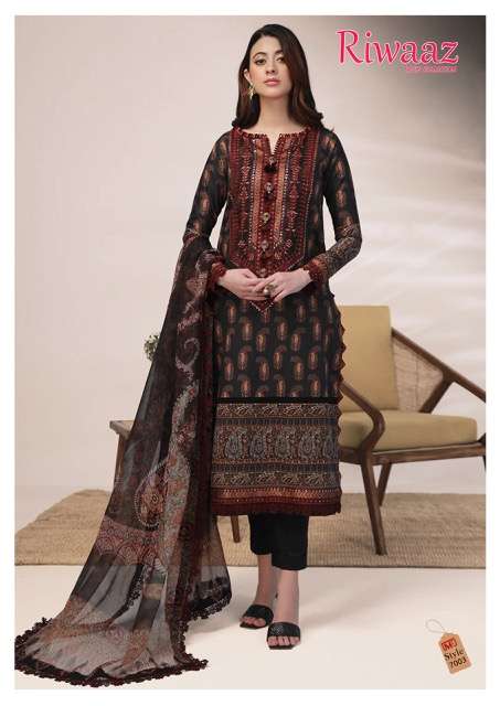 Madhav Riwaaz Vol 7 Karachi Dress Material Wholesale catalog
