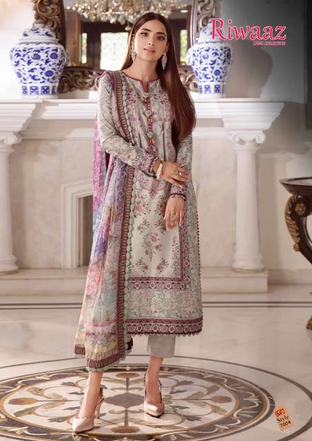 Madhav Riwaaz Vol 7 Karachi Dress Material Wholesale catalog