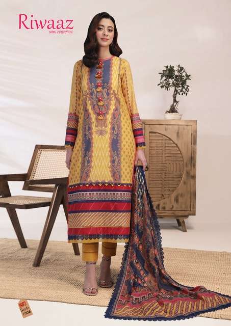 Madhav Riwaaz Vol 7 Karachi Dress Material Wholesale catalog