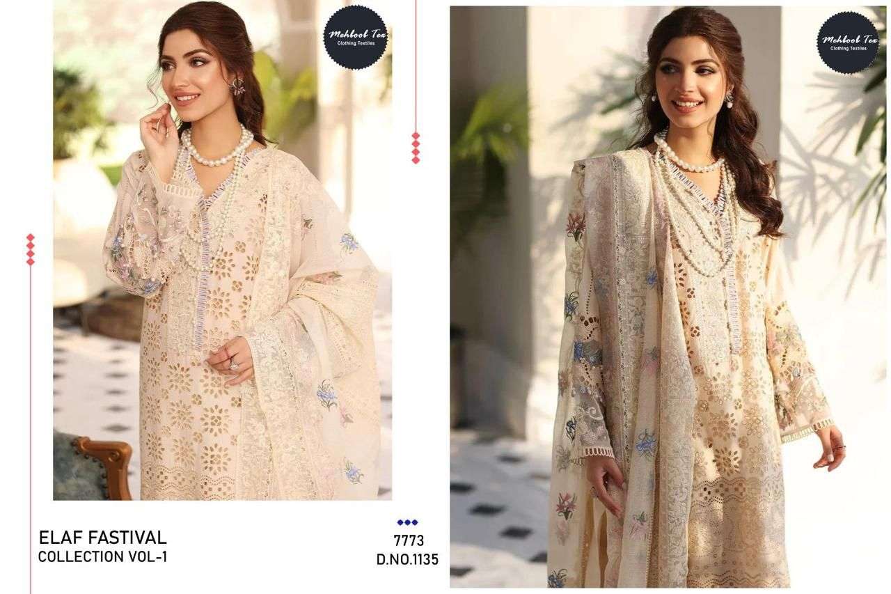 Mehboob Tex Elaf Fastival Vol 1 Pakistani Suits Wholesale catalog