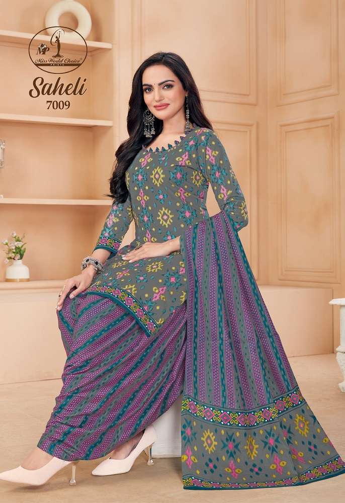 Miss World Saheli Vol-7 -Dress Material -Wholesale Catalog