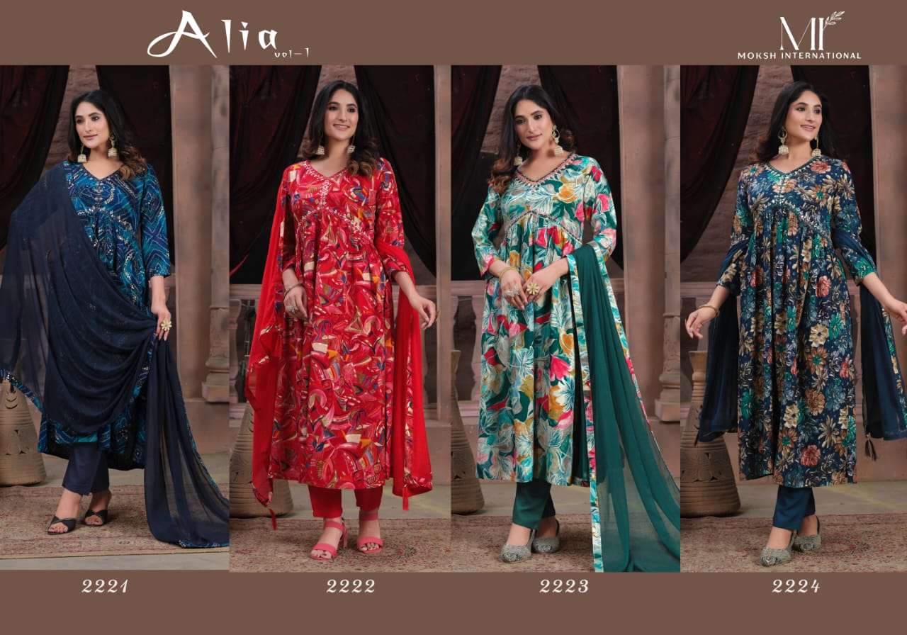 MOKSH INTERNATIONAL Alia Vol- 1 Kurti Wholesale catalog