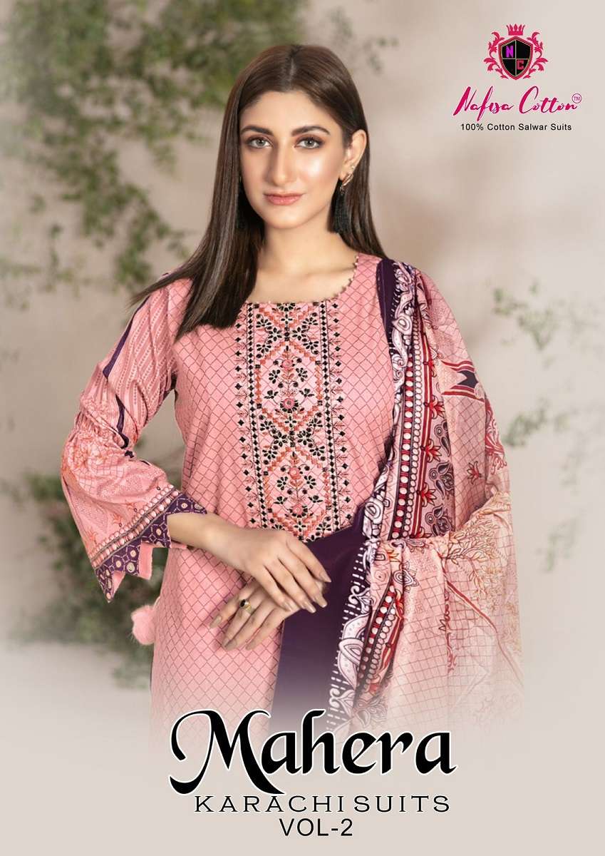 Nafisa Mahera Karachi Suit Vol-2 -Dress Material -Wholesale Catalog