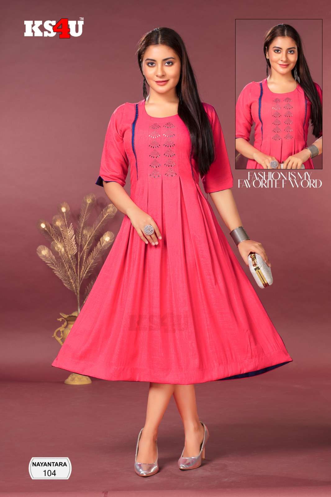 NAYANTARA GHERA TOP Kurti Wholesale catalog