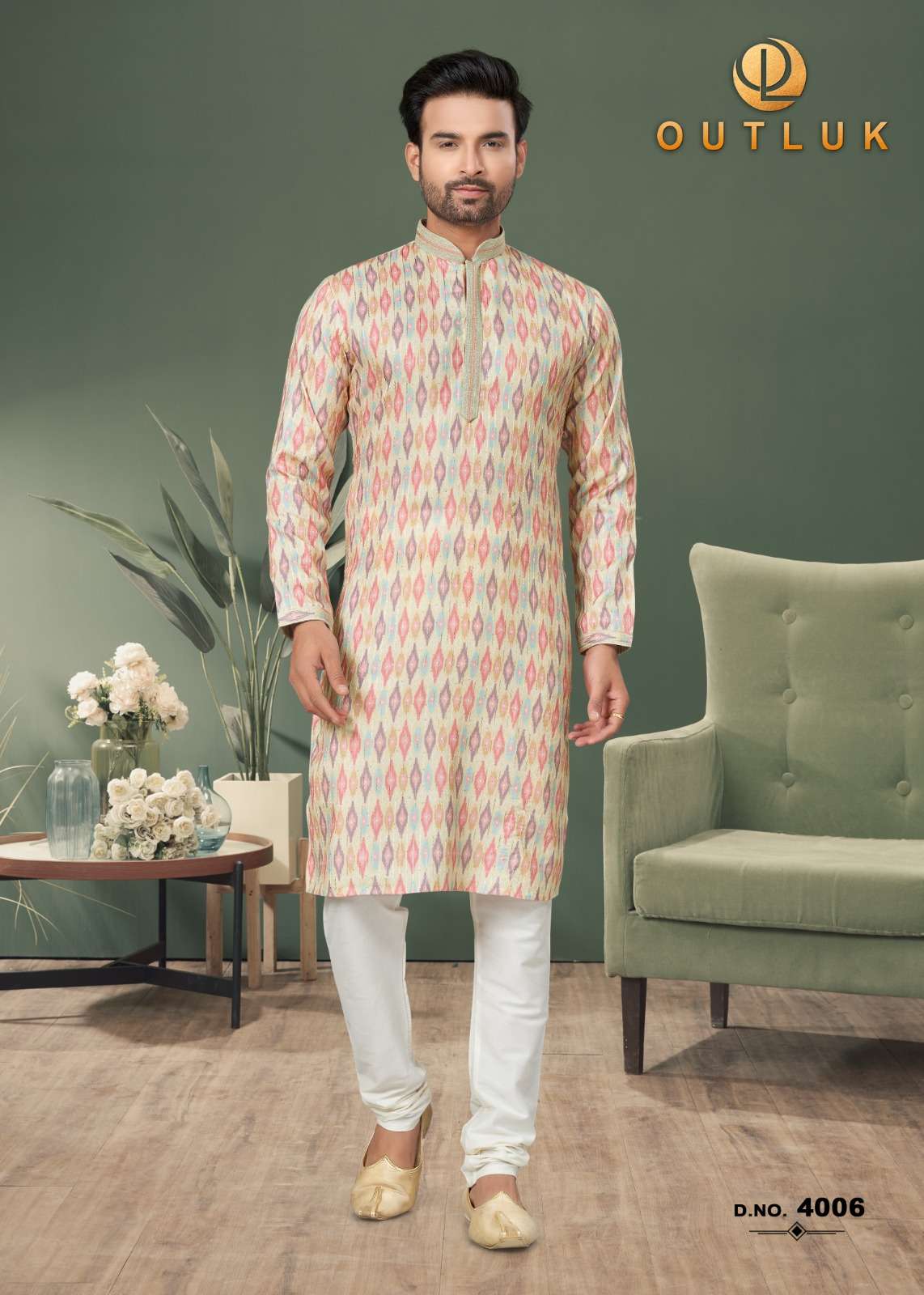 Outluk Wedding Collection Vol 4 Mens Wear Kurta Wholesale catalog