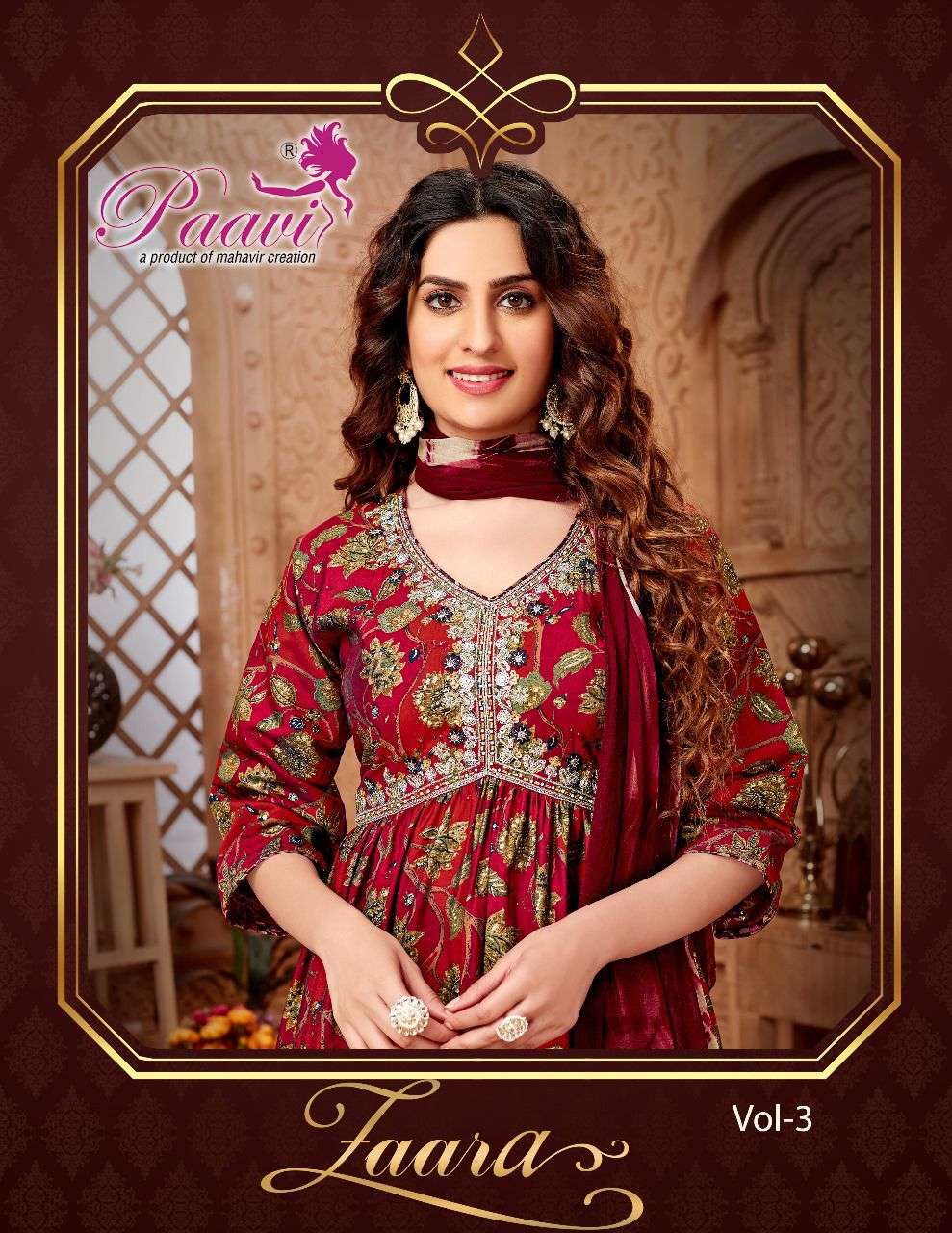 Paavi Zara Vol.3 Alia Kurti Wholesale catalog