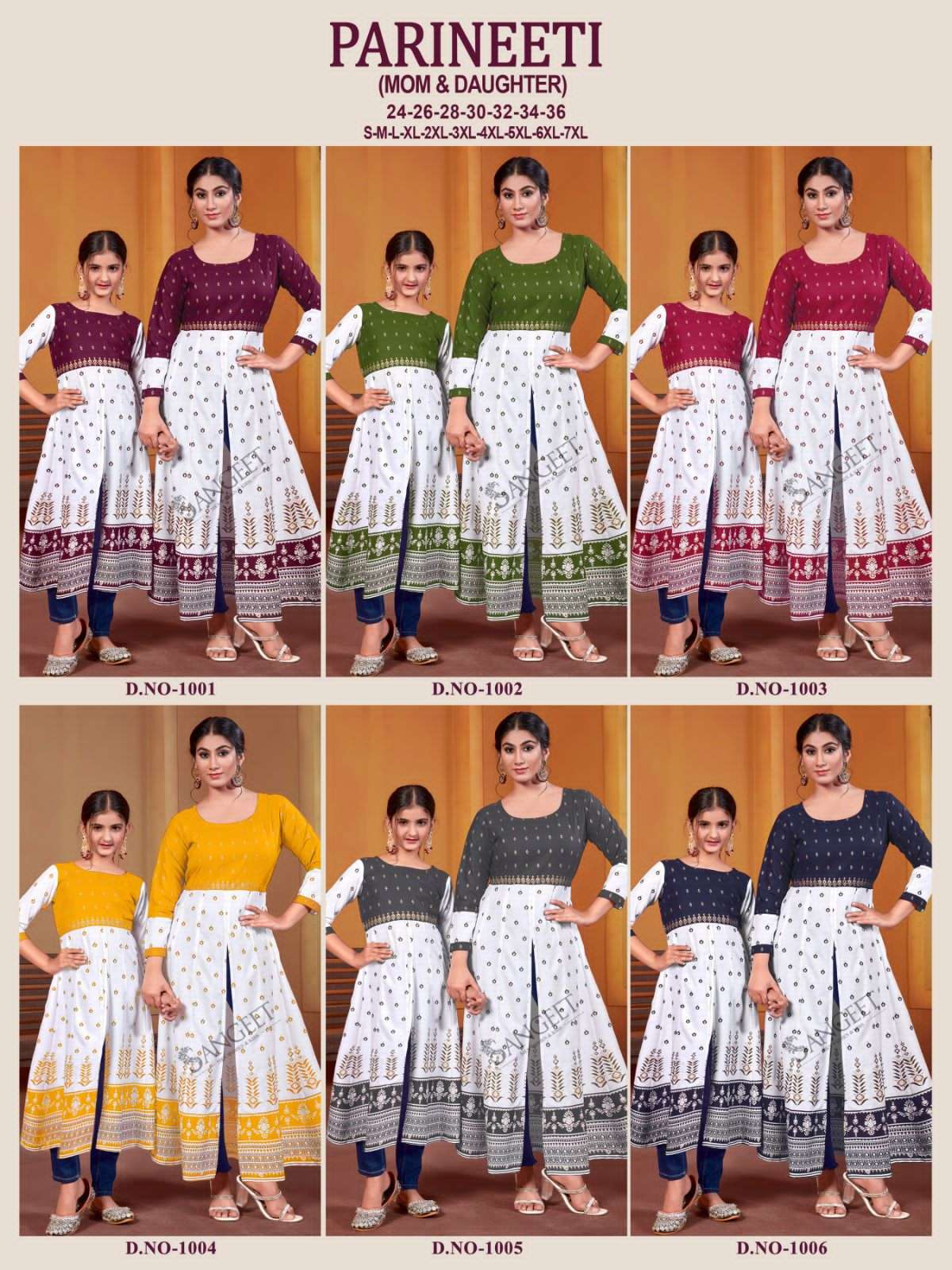 PARINEETI HEAVY RAYON MULTI GOLD PRINT Kurti Wholesale catalog
