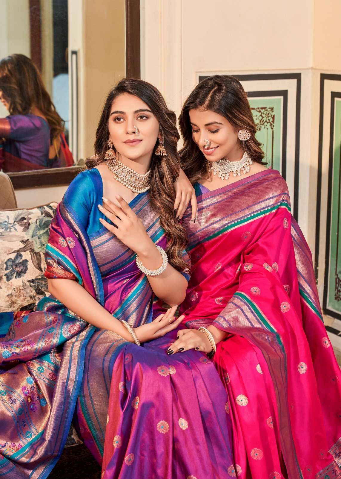 Rajpath Nitya Paithani Designer Silk Saree Wholesale catalog