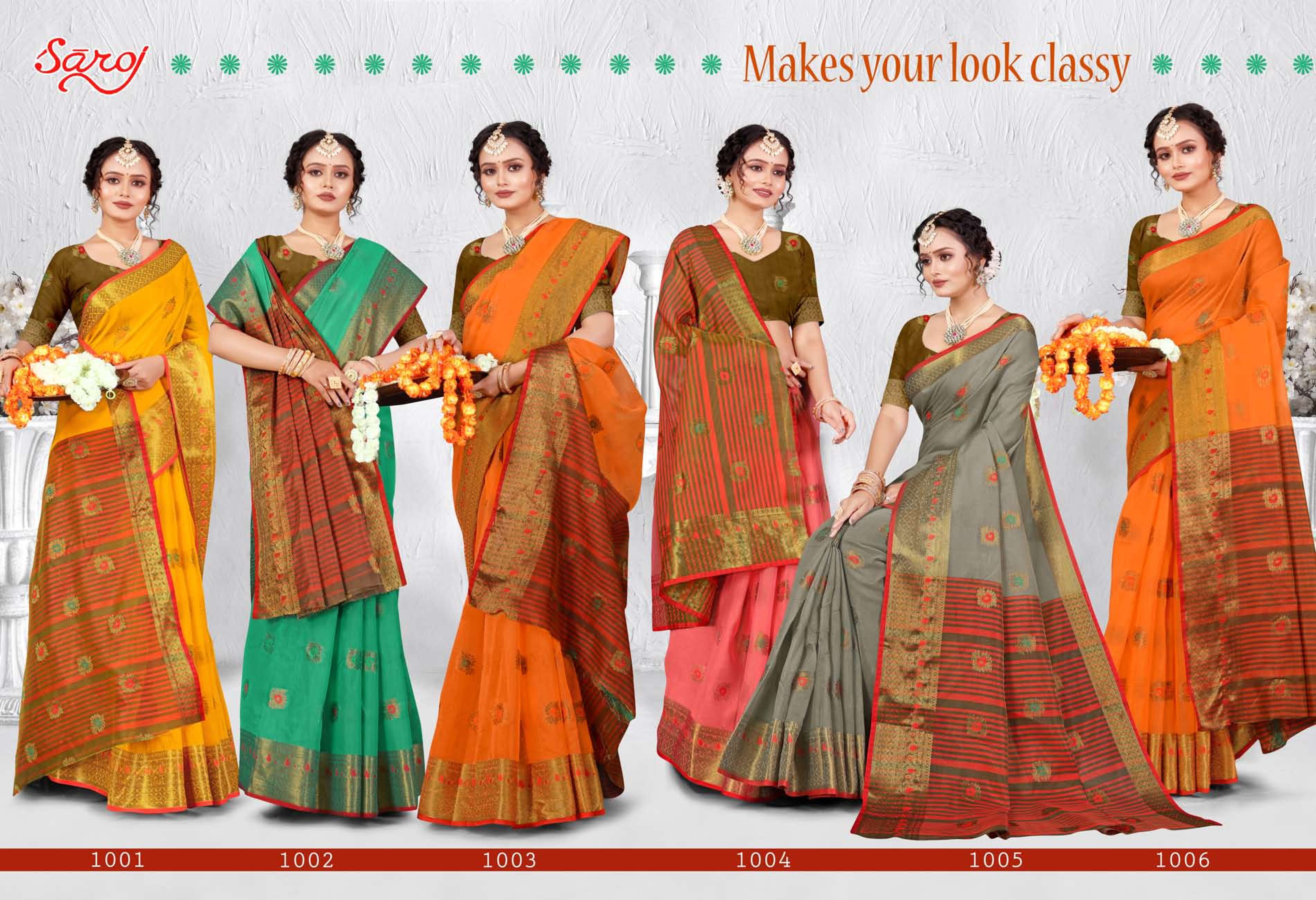 Saroj Aarabham Vol - 3 Soft cotton Wholesale catalog    