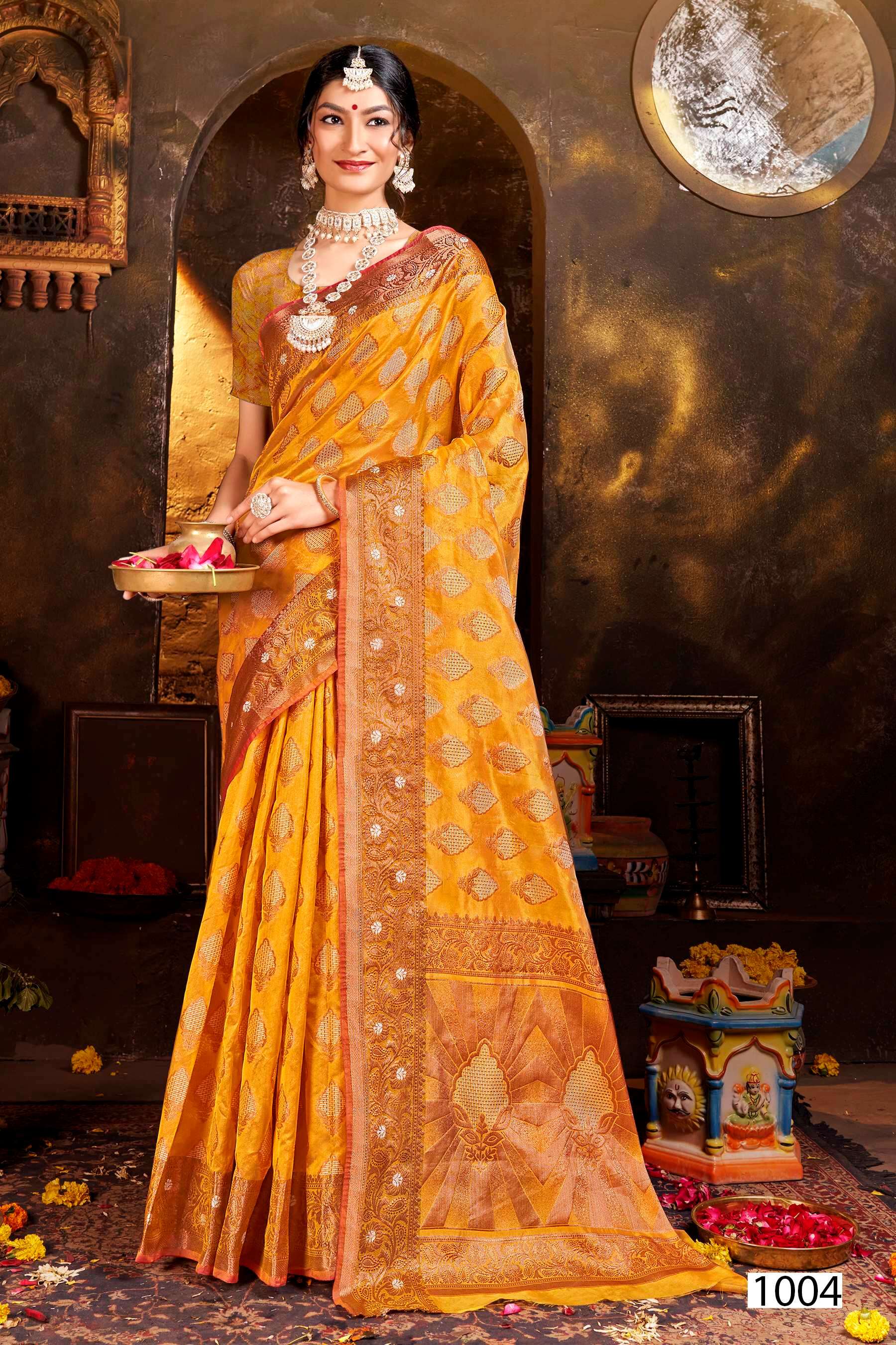 Saroj  Kundan Vol - 3 Soft  Organza  Saree Wholesale catalog  