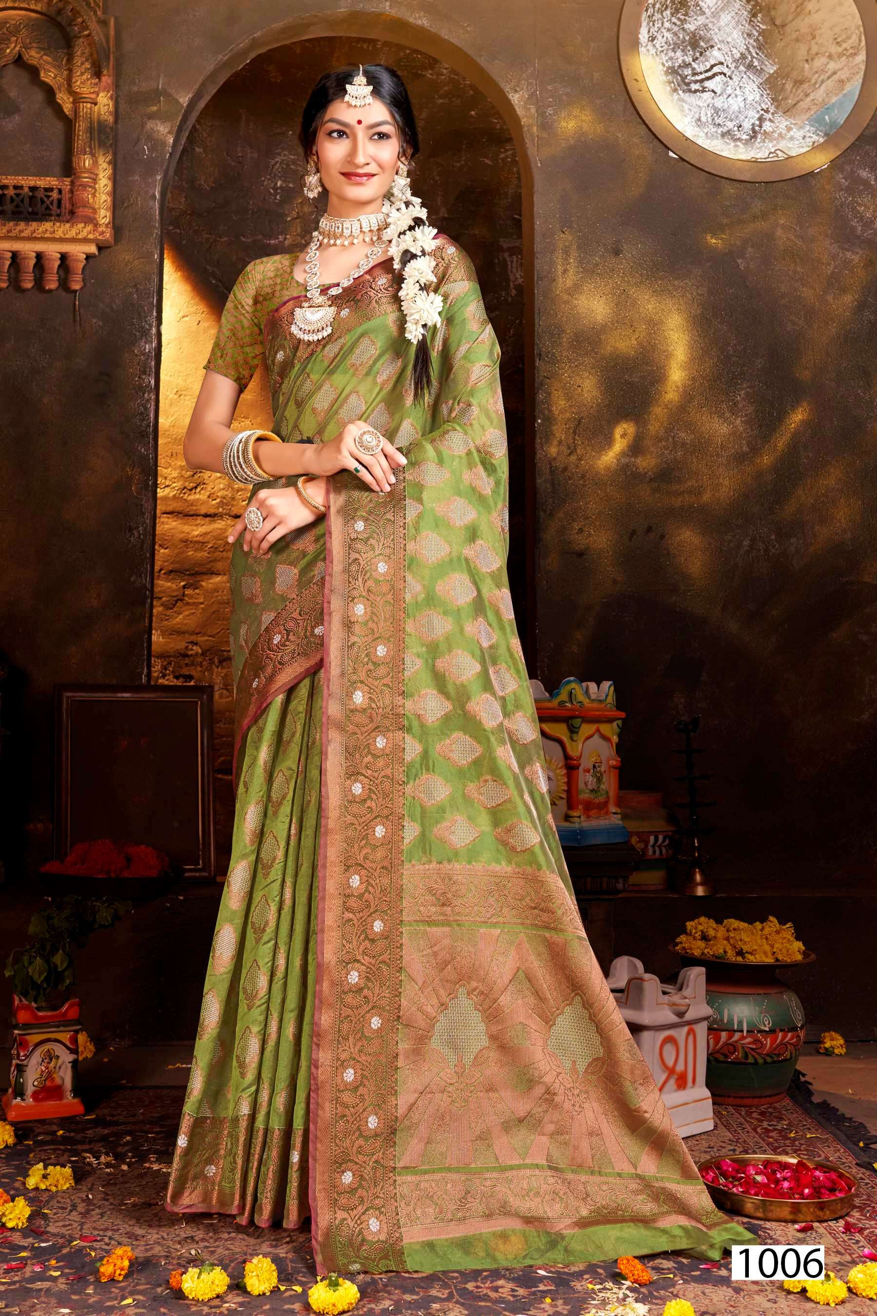 Saroj  Kundan Vol - 3 Soft  Organza  Saree Wholesale catalog  