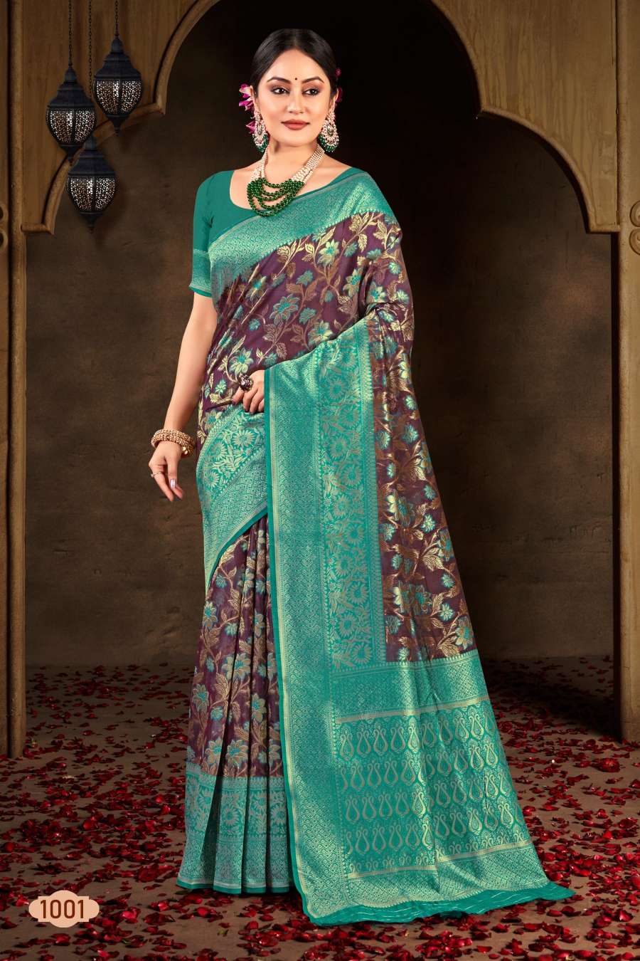 Saroj  Nayantara Vol - 2 Soft cotton Saree withContrast border and pallu Saree Wholesale catalog    
