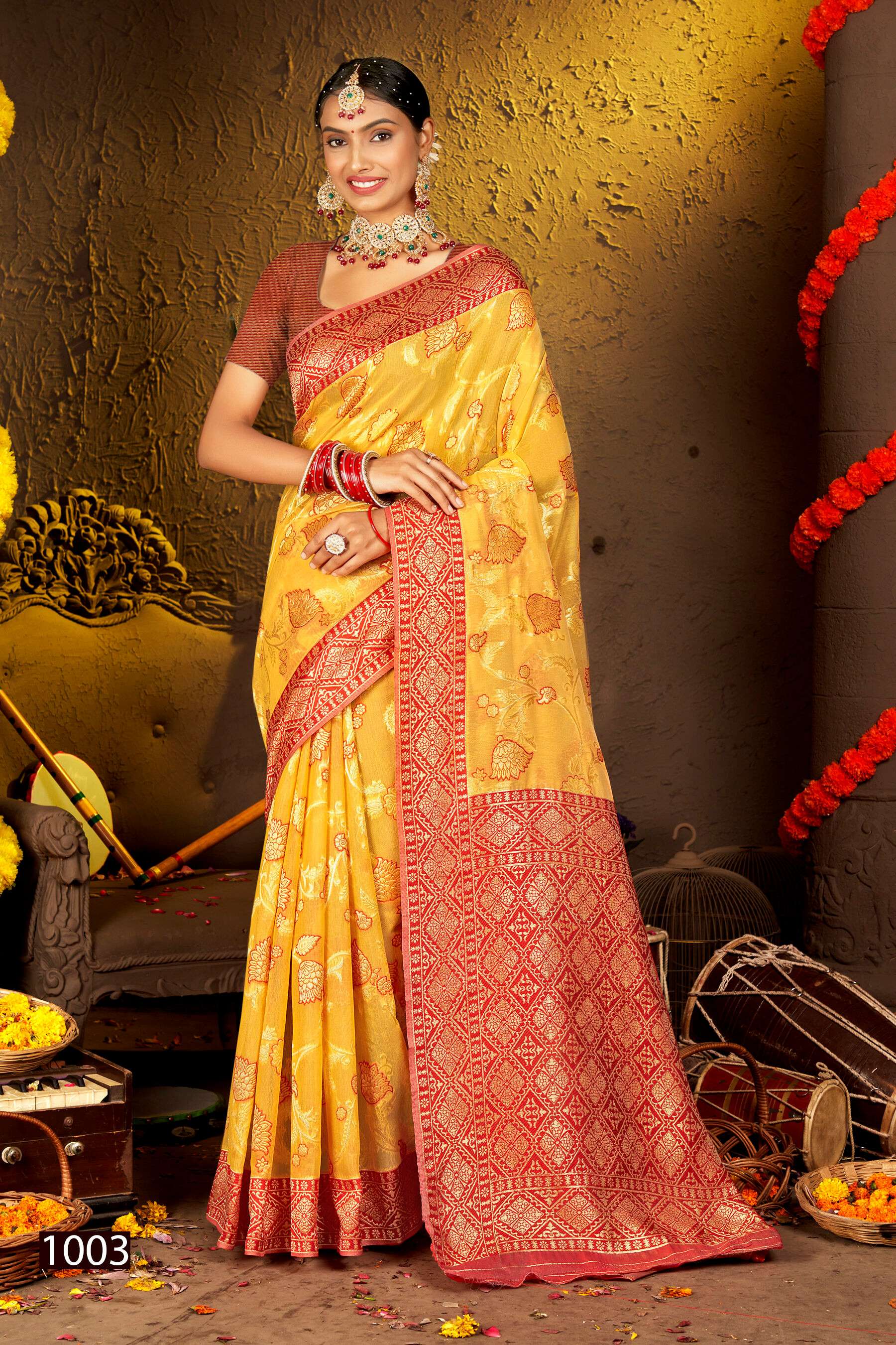 Saroj Puran bhumi vol.1 Soft Cotton saree Saree Wholesale catalog    