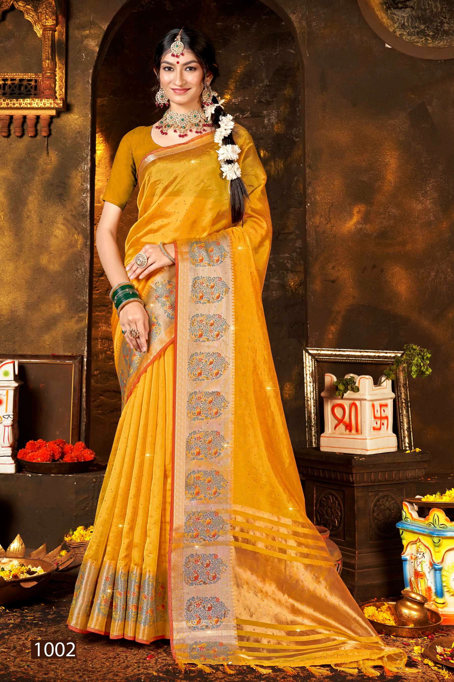 Saroj Riveera Vol - 2 Soft organza saaree Saree Wholesale catalog  