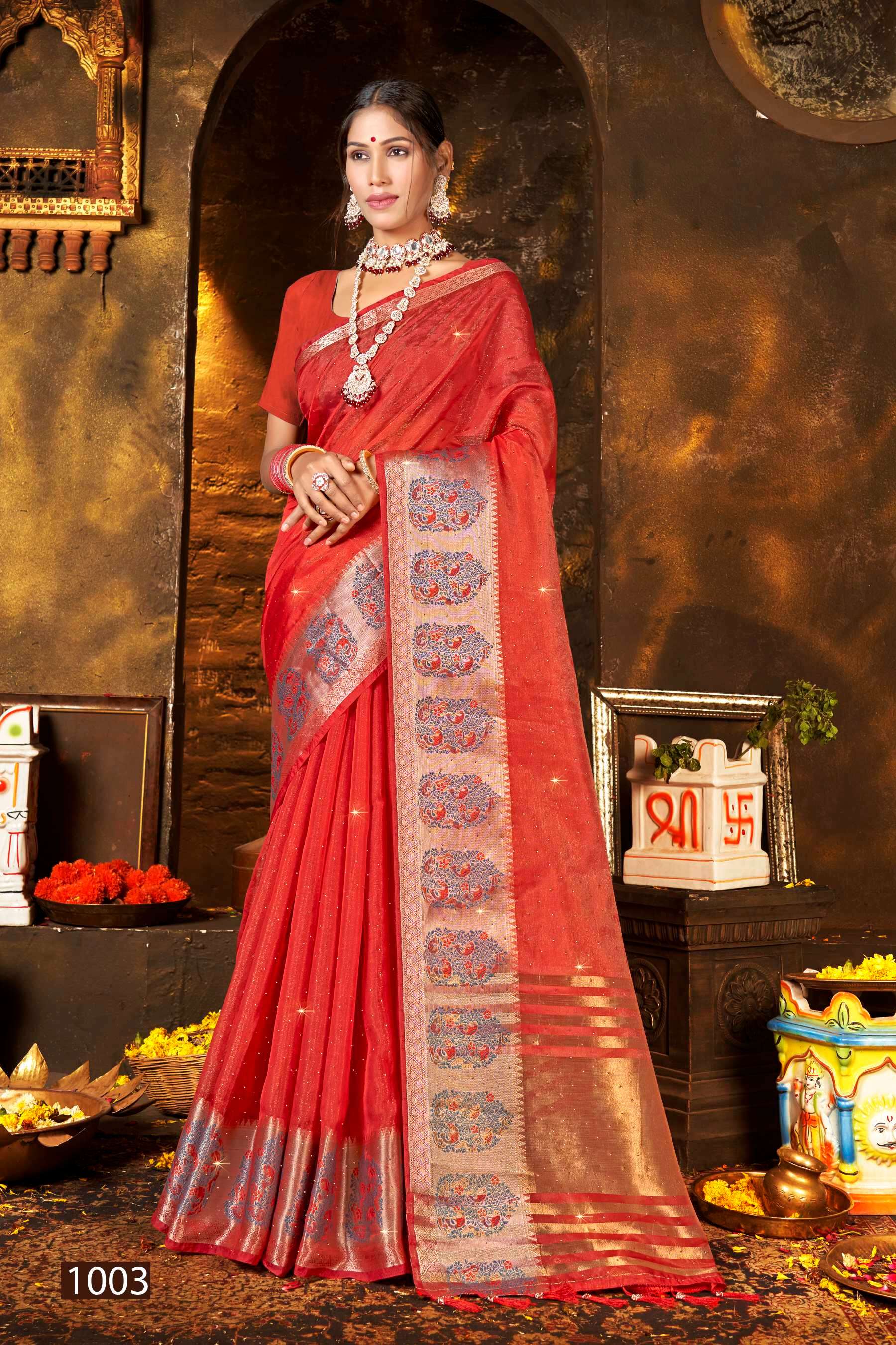 Saroj Riveera Vol - 2 Soft organza saaree Saree Wholesale catalog  